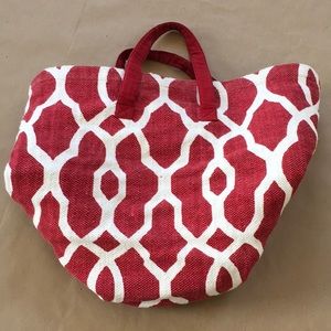Laundry Bag - Red/White